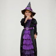 Disfraz Bruja - Brujita Morada / Niña